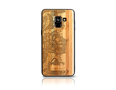 Coque arrière FLEURS Samsung Galaxy A8